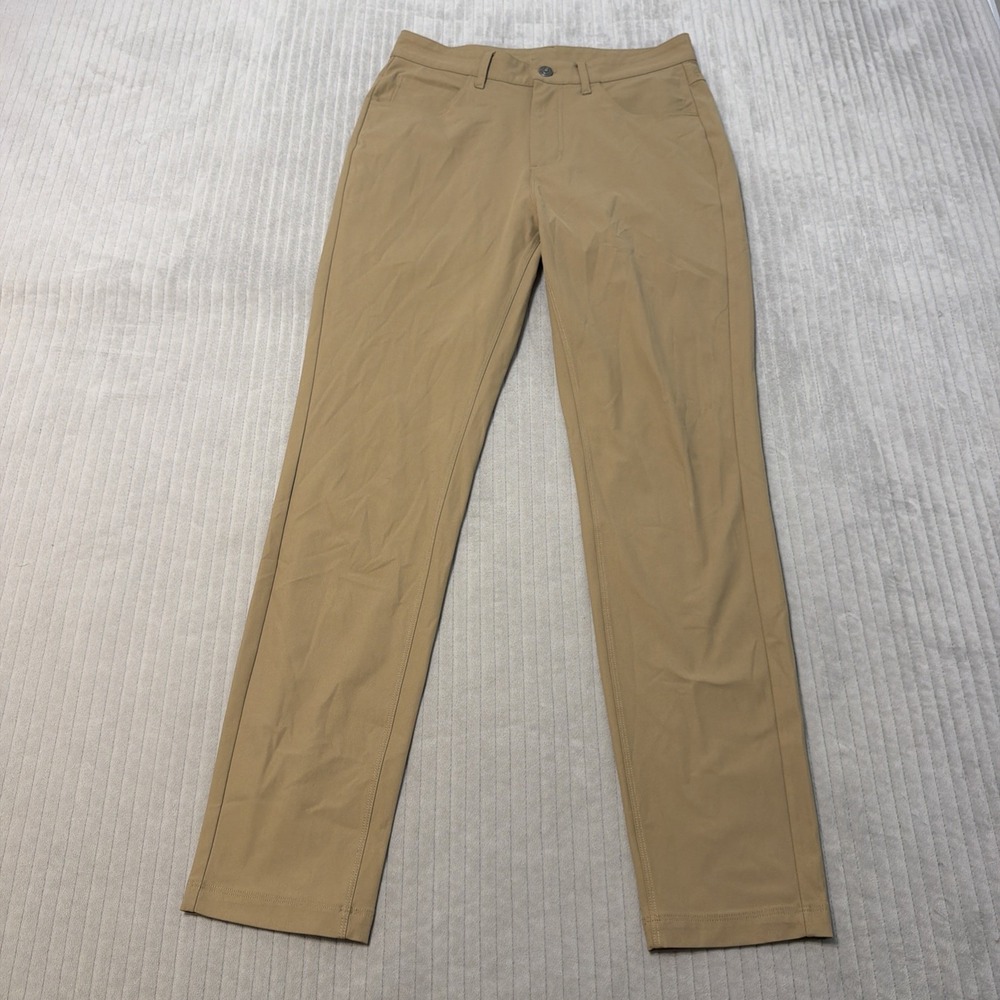 Fabletics The Don 5 Pocket Pant Classic Fit Size 28x30 Beige tan